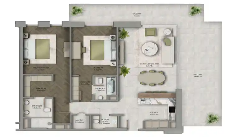 1-Bedroom Type A