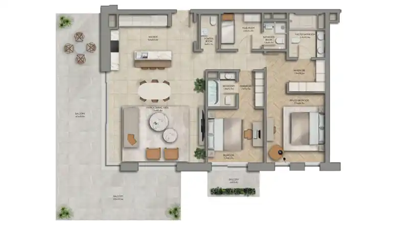 2-Bedroom Apartment